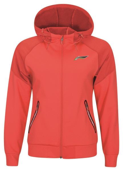 Damen Cardigan Hoody "Feeling" rot - AWDSA04-3