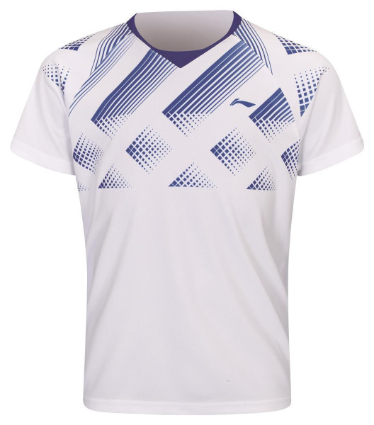 Kinder Sparset Shirt und Short Team Line weiß/blau - AATS100-1