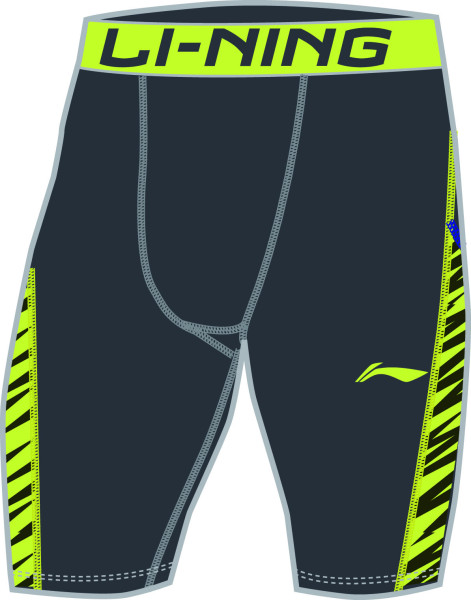 Unterziehhose "Tournament Shorts" gelb - AUSL019-3 3XL = XXL EU