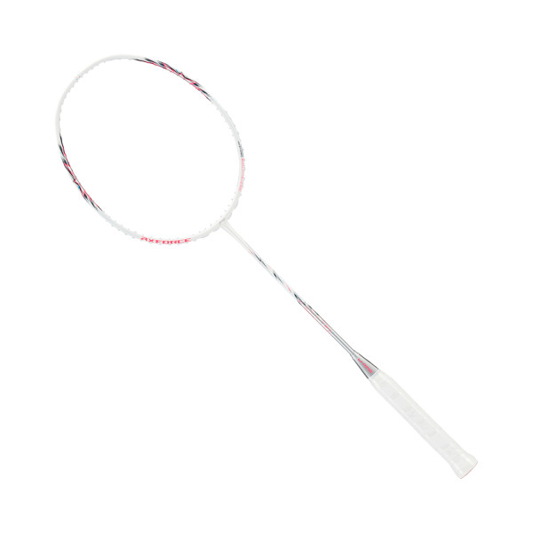 Badmintonschläger AXFORCE BIGBANG (4U) weiß/pink - unbespannt - AYPU051-4