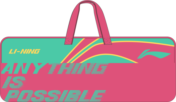 Badminton Square Bag "International Player" pink - ABJS057-3